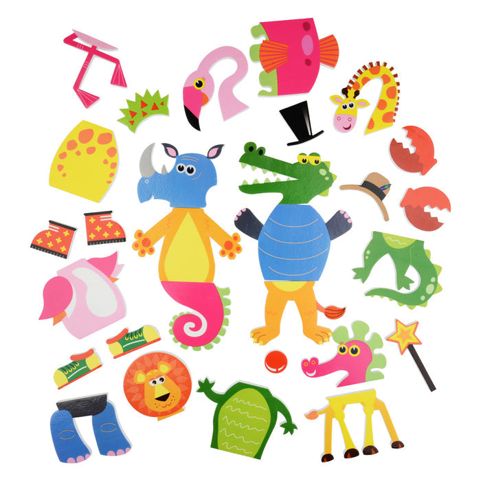 Bath Time Sticker Play Set - Weird & Wonderful Animals