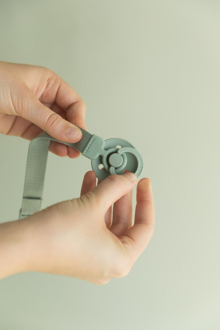 BIBS Loop Pacifier Clip | Petrol