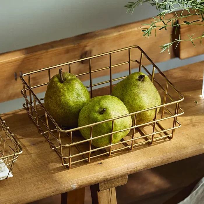 Brass Pantry Basket