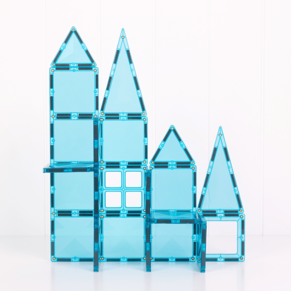 Connetix Magnetic Tiles Teal Charity 20 Piece Pack
