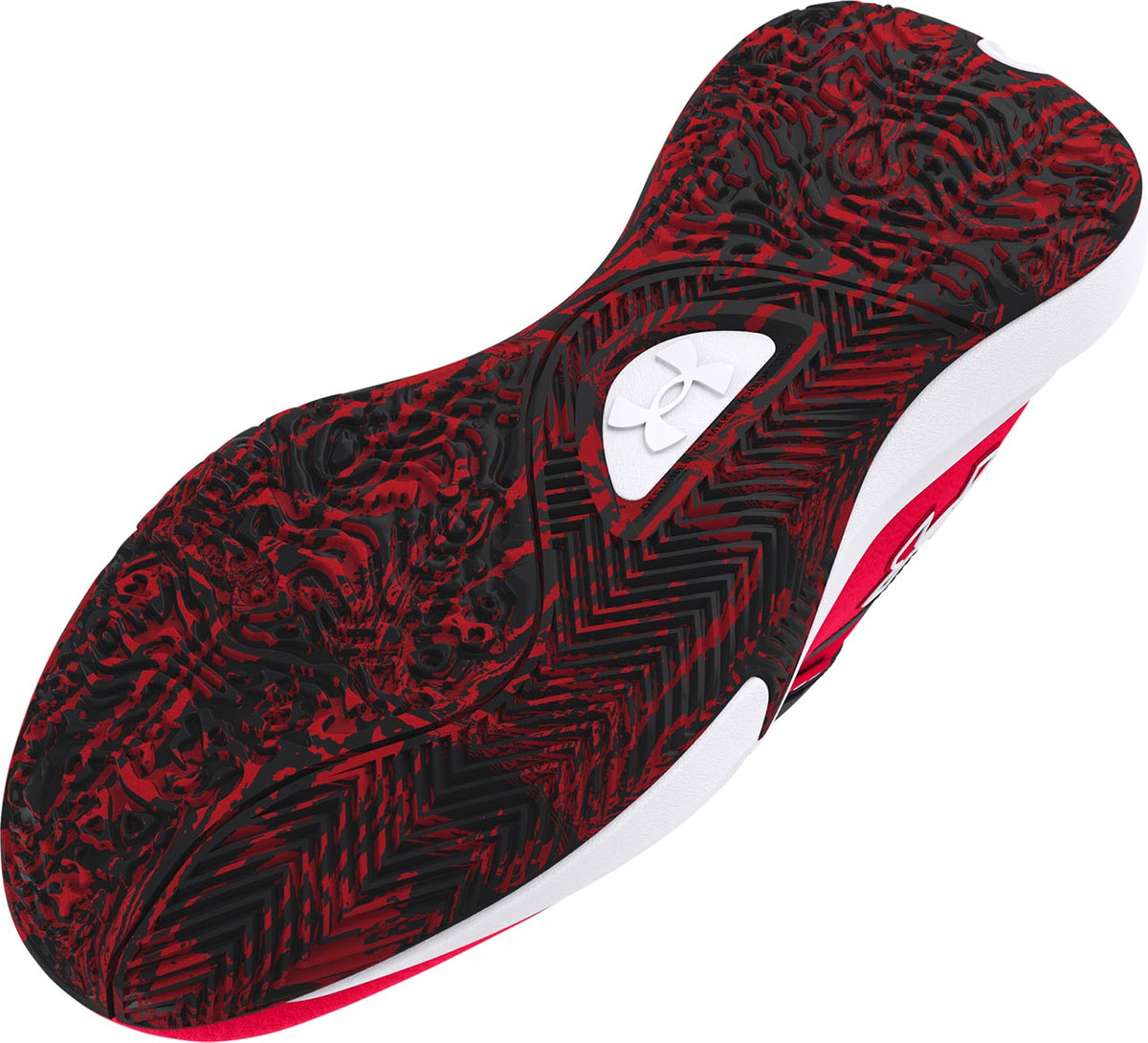 Men's/Women's Under Armour Lockdown 7 Basketball Shoes "Red Black"