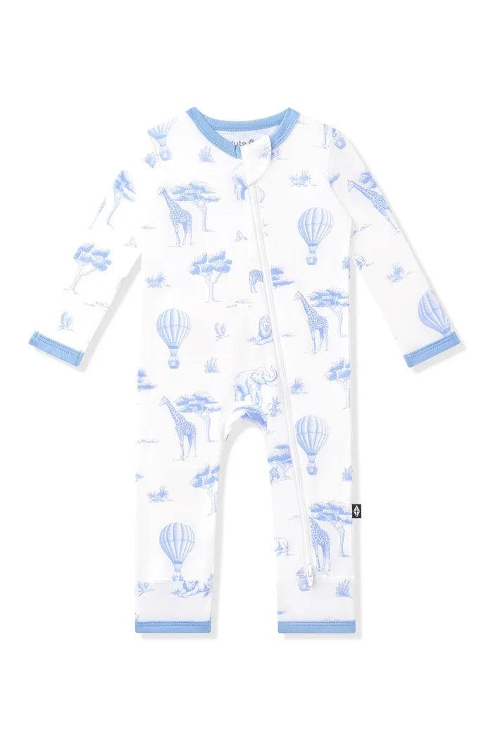 Kyte Baby - Zippered Romper in Toile Safari