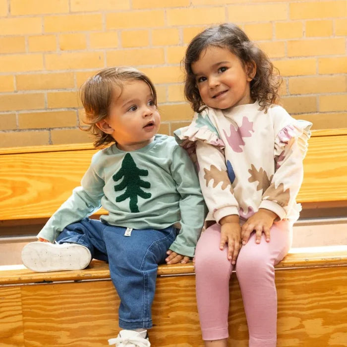 Mon Coeur – Recycled Cotton Snowy Pine T-shirt