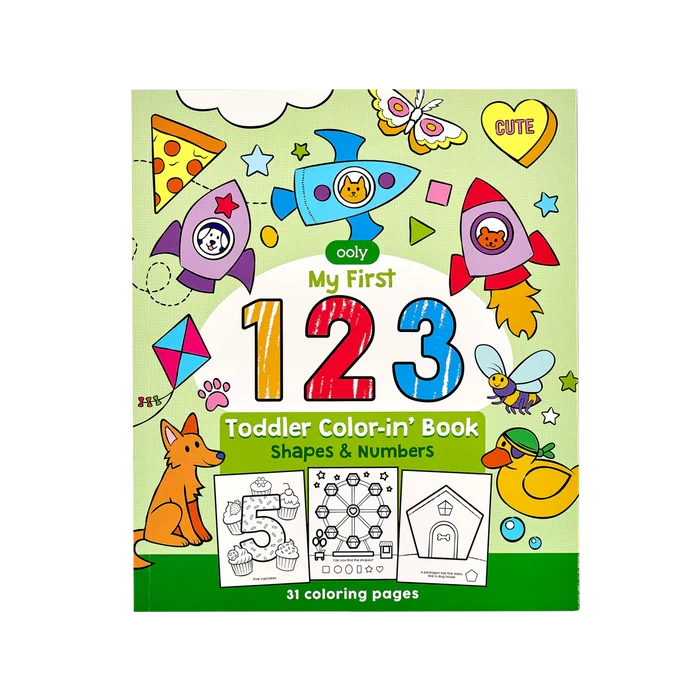 My First 123 - Toddler Color-In' Book