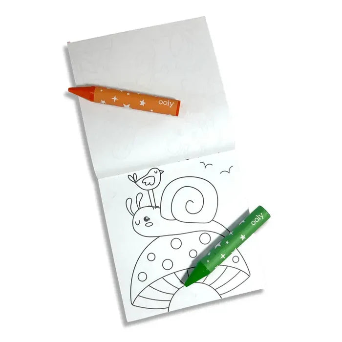 Ooly – Garden Pals Carry Along Crayon & Coloring Book