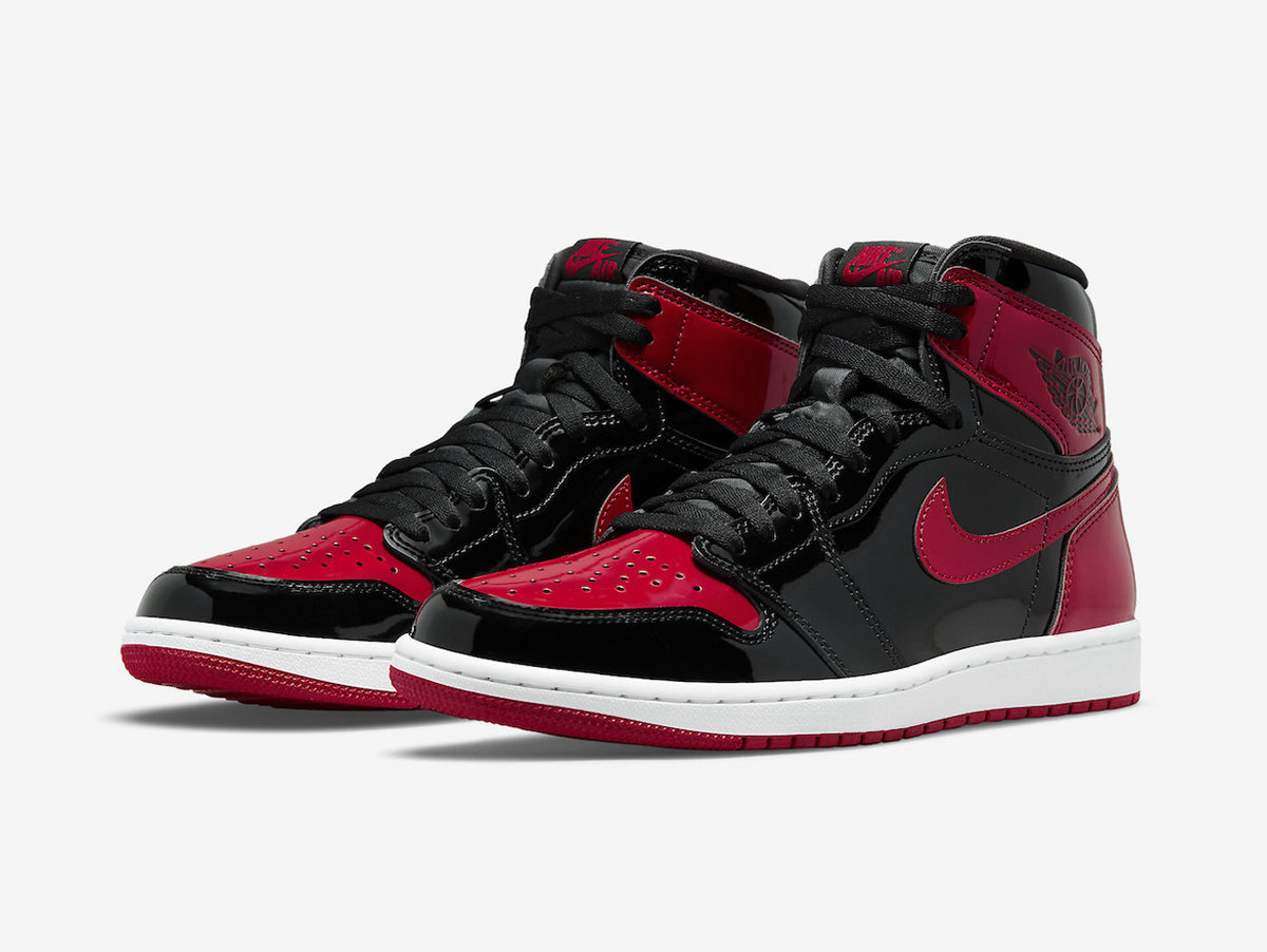 Air Jordan 1 High Patent Bred