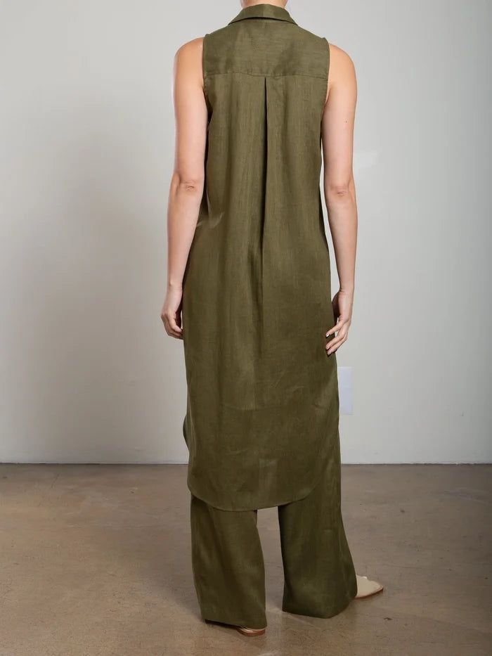 Pharaoh – Liz Dress in Surplus French Linen