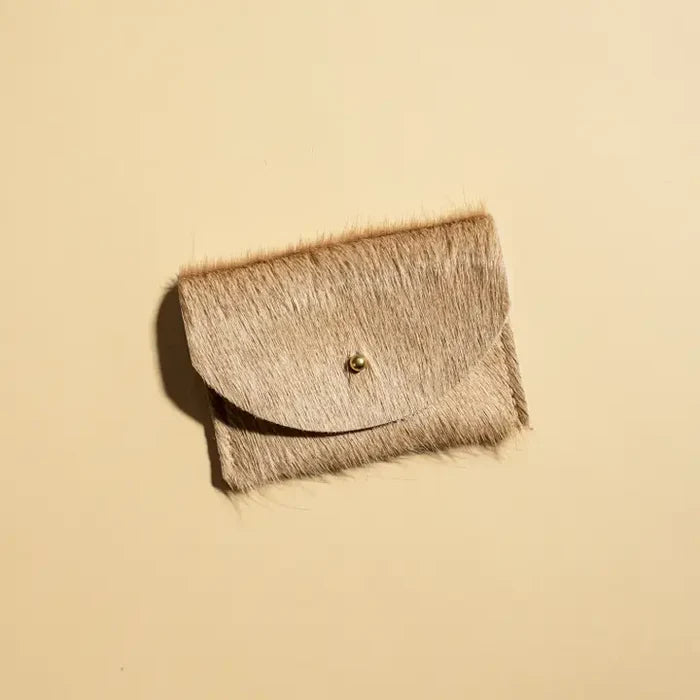 Primecut – Caramel Cowhide Card Holder