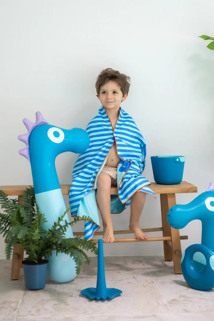 Quut Play Towel - Road & Blue Stripe