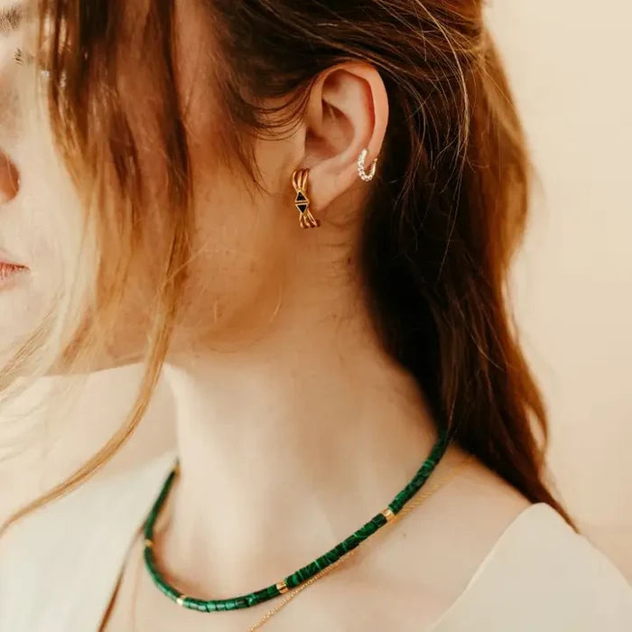 Sierra Winter - Bailey Hoop Earrings in Silver