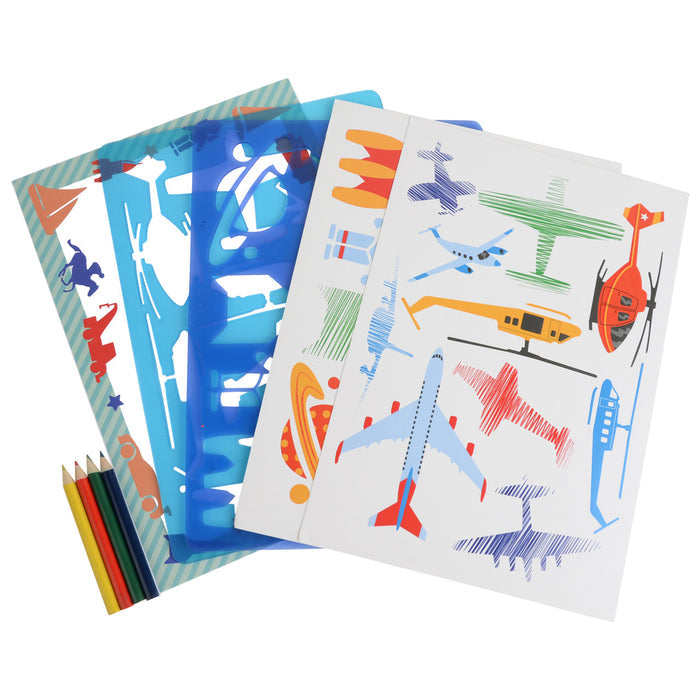 Stencil & Pencil Double Pack - In the Sky
