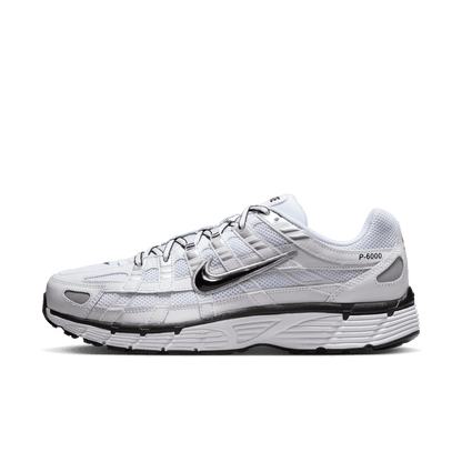 Men's Nike P-6000 "White Metallic Silver Black"