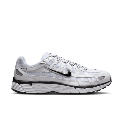 Men's Nike P-6000 "White Metallic Silver Black"