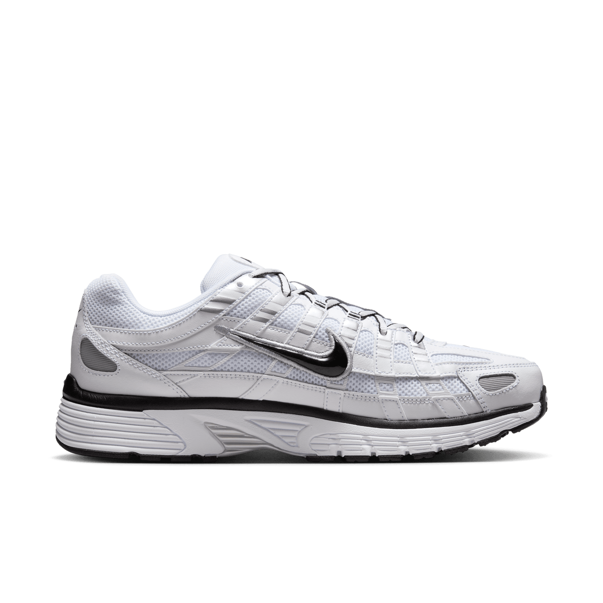 Men's Nike P-6000 "White Metallic Silver Black"