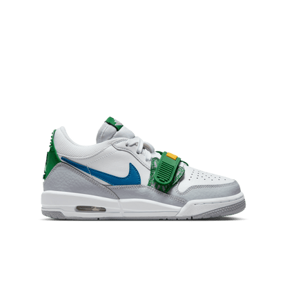 Big Kids' Air Jordan Legacy 312 Low "White Pine Industrial Blue"