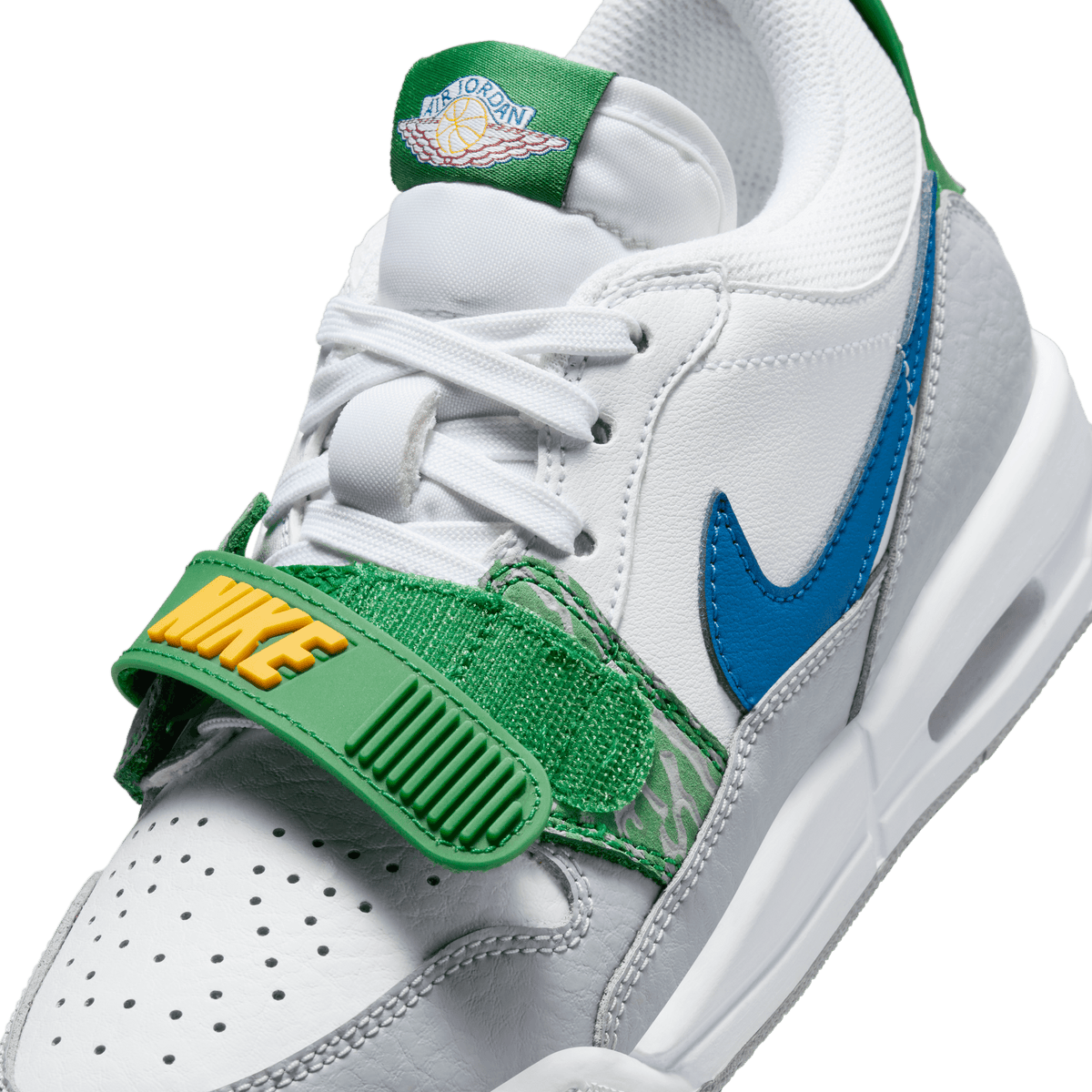 Big Kids' Air Jordan Legacy 312 Low "White Pine Industrial Blue"