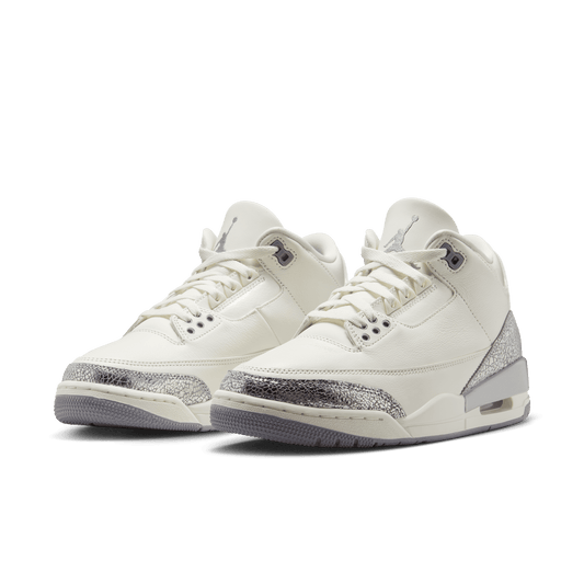 Women's Air Jordan 3 Retro "Sail Metallic Silver"