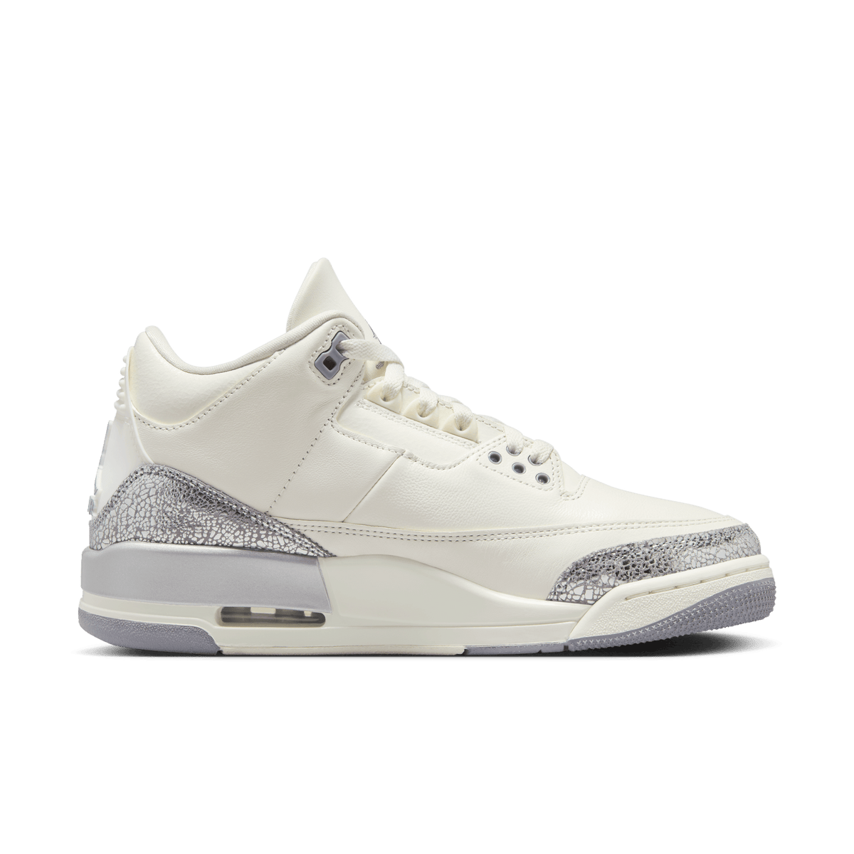 Women's Air Jordan 3 Retro "Sail Metallic Silver"