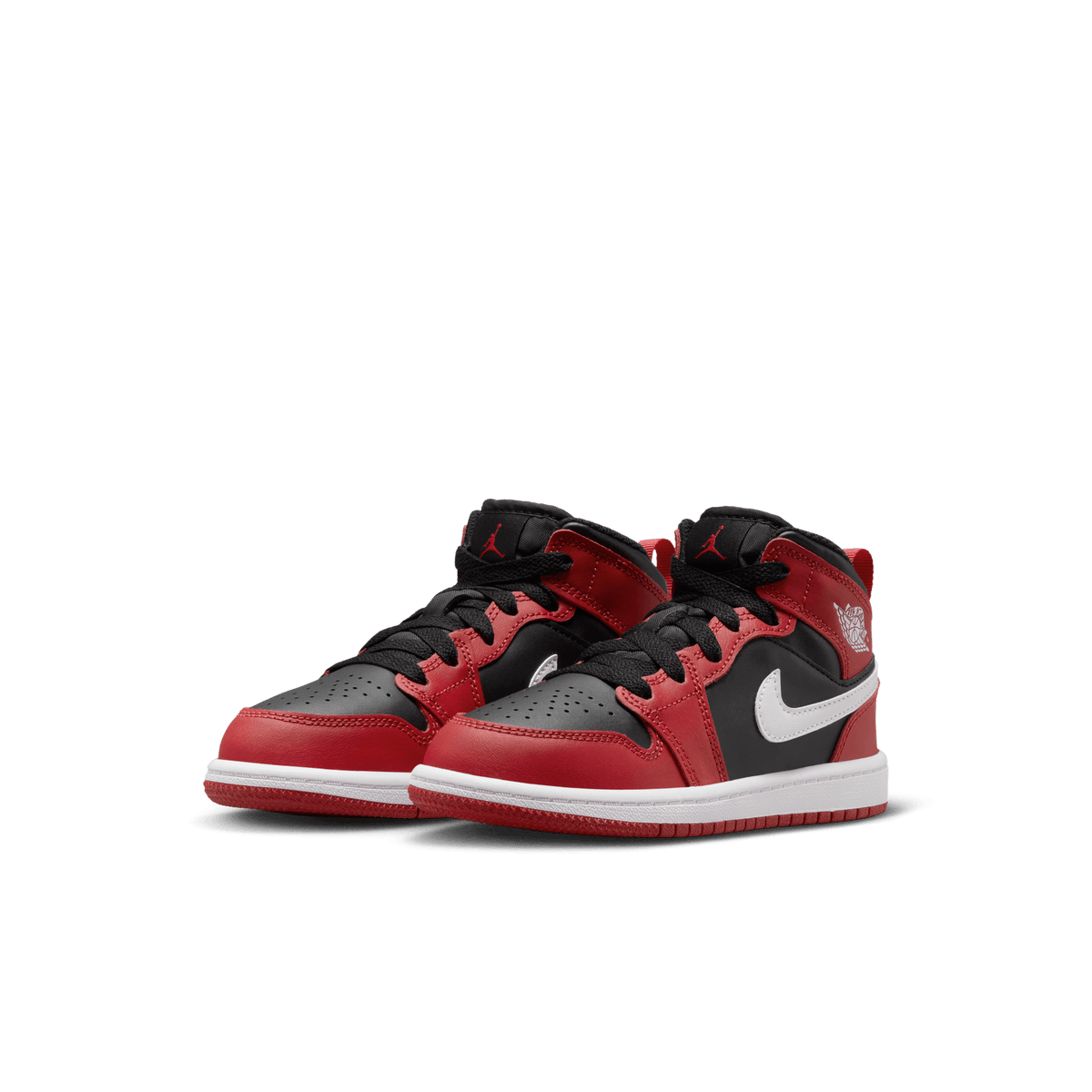 Little Kids' Jordan 1 Mid "Gym Red Black White"