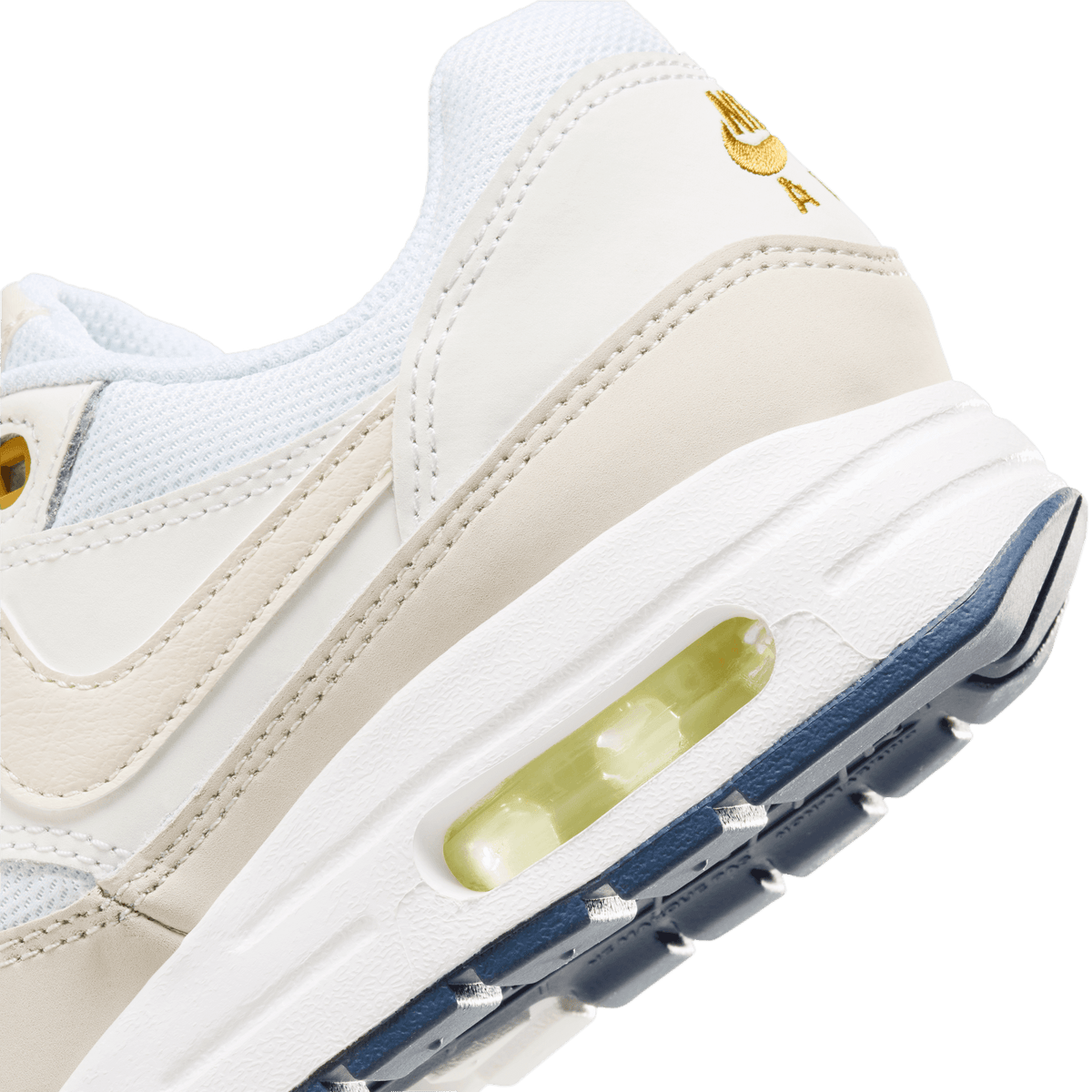 Big Kids' Air Max 1 "White Bronzine"