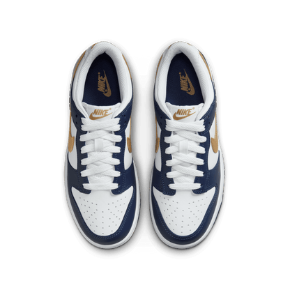 Big Kids' Nike Dunk Low "Midnight Navy Wheat"