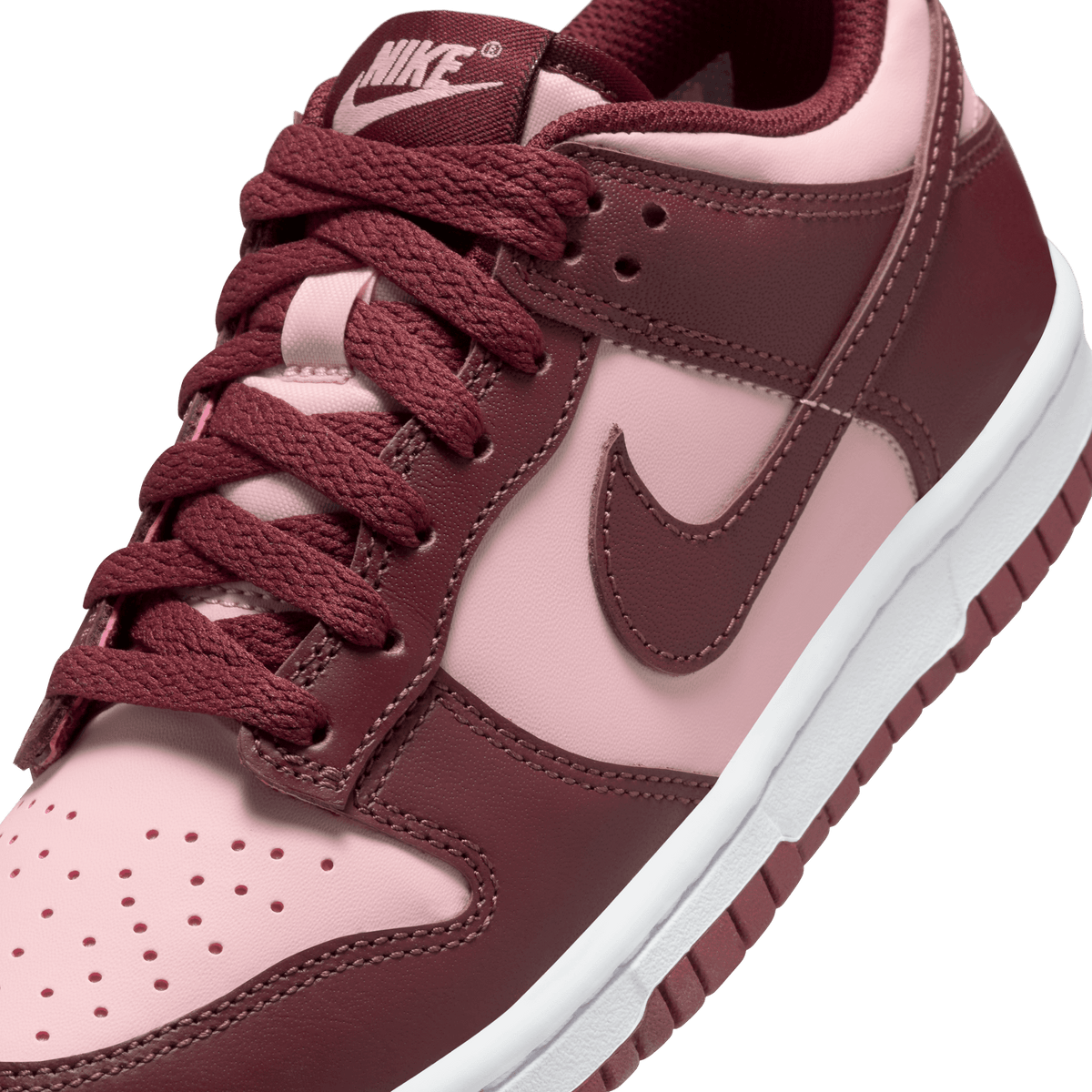 Big Kids' Nike Dunk Low "Team Red Echo Pink"