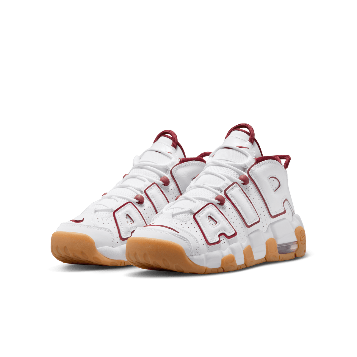 Big Kids' Nike Air More Uptempo “Team Red/Gum”