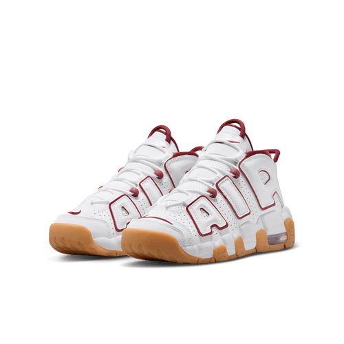 Big Kids' Nike Air More Uptempo “Team Red/Gum”