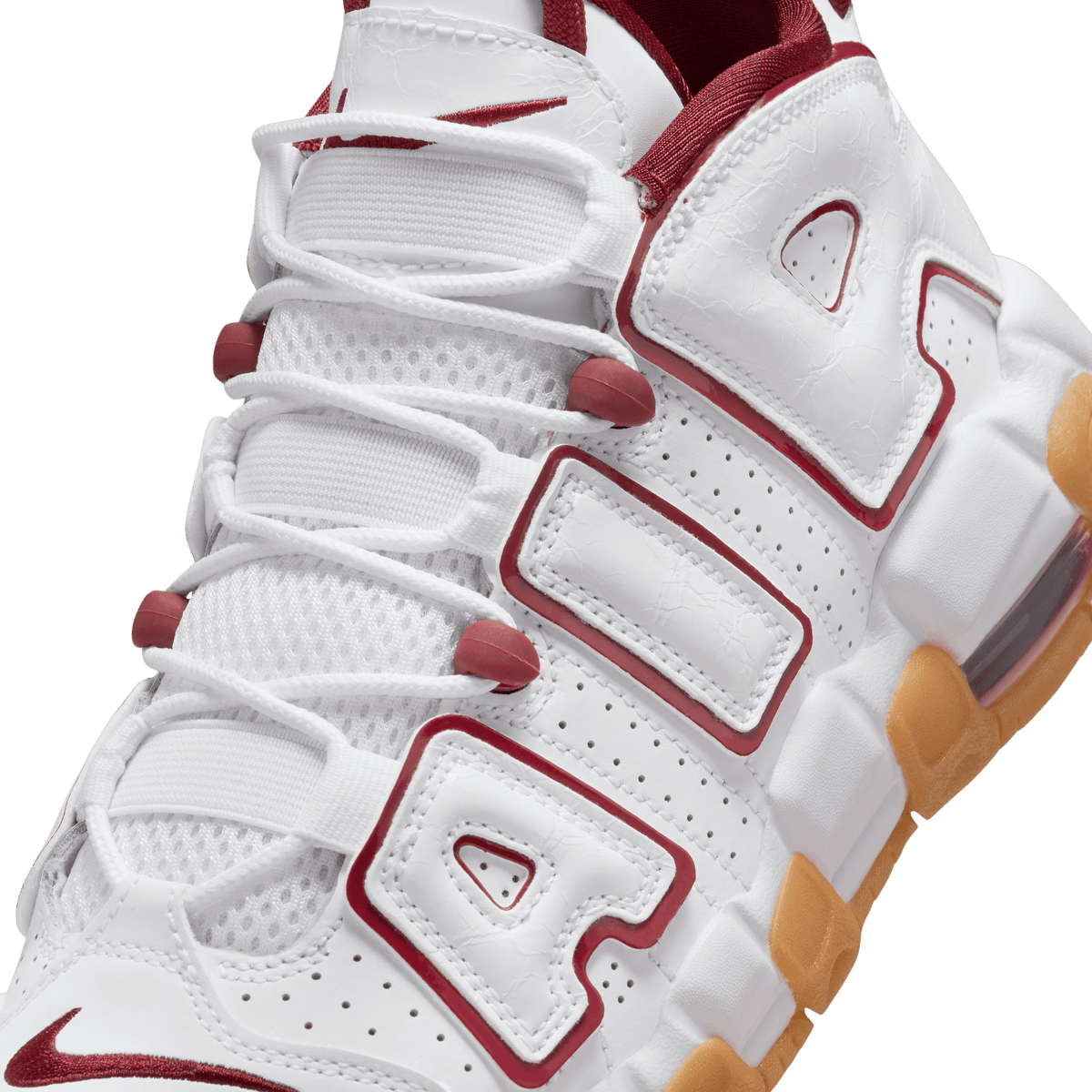 Big Kids' Nike Air More Uptempo “Team Red/Gum”