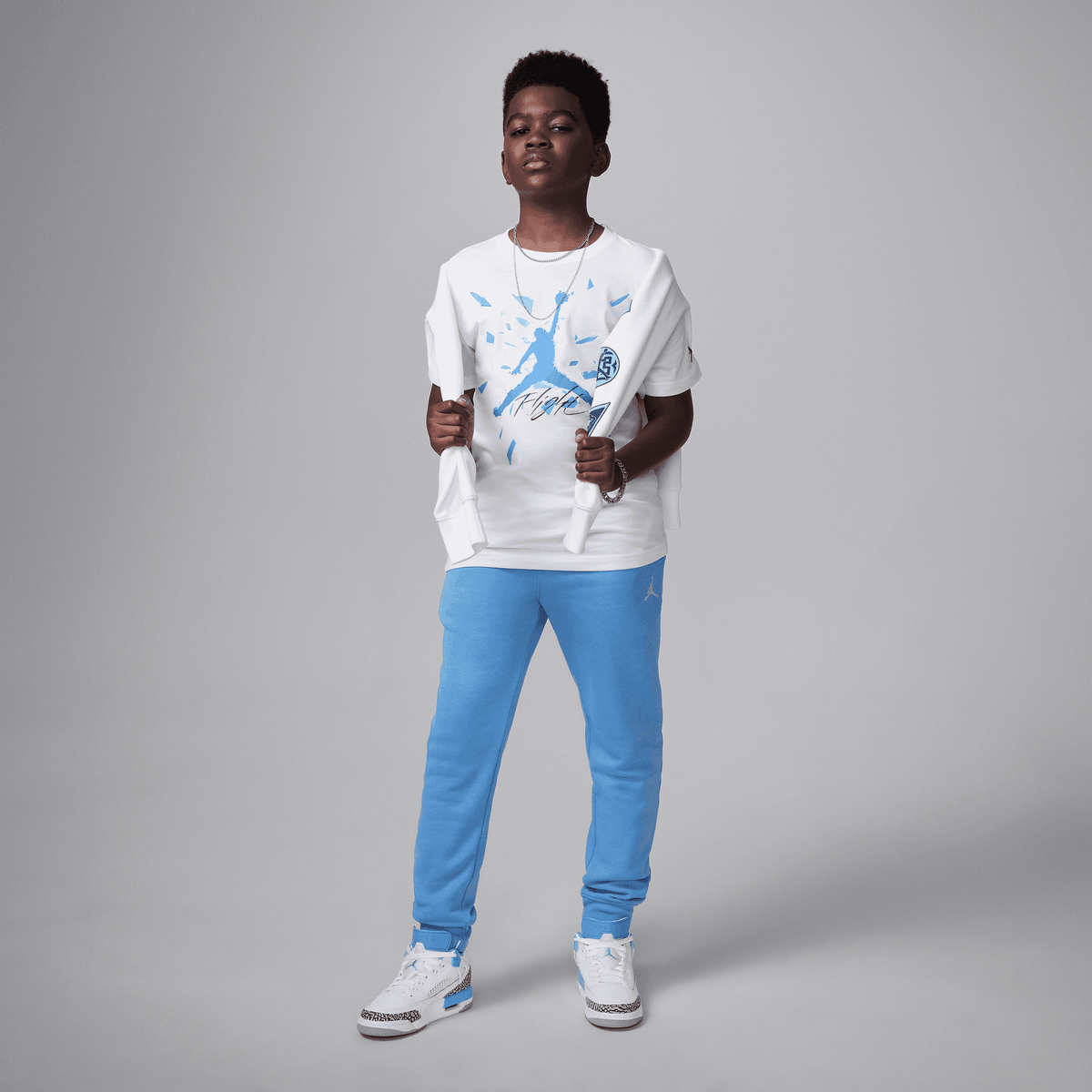 Big Kids' Jordan Spizike Low "UNC"