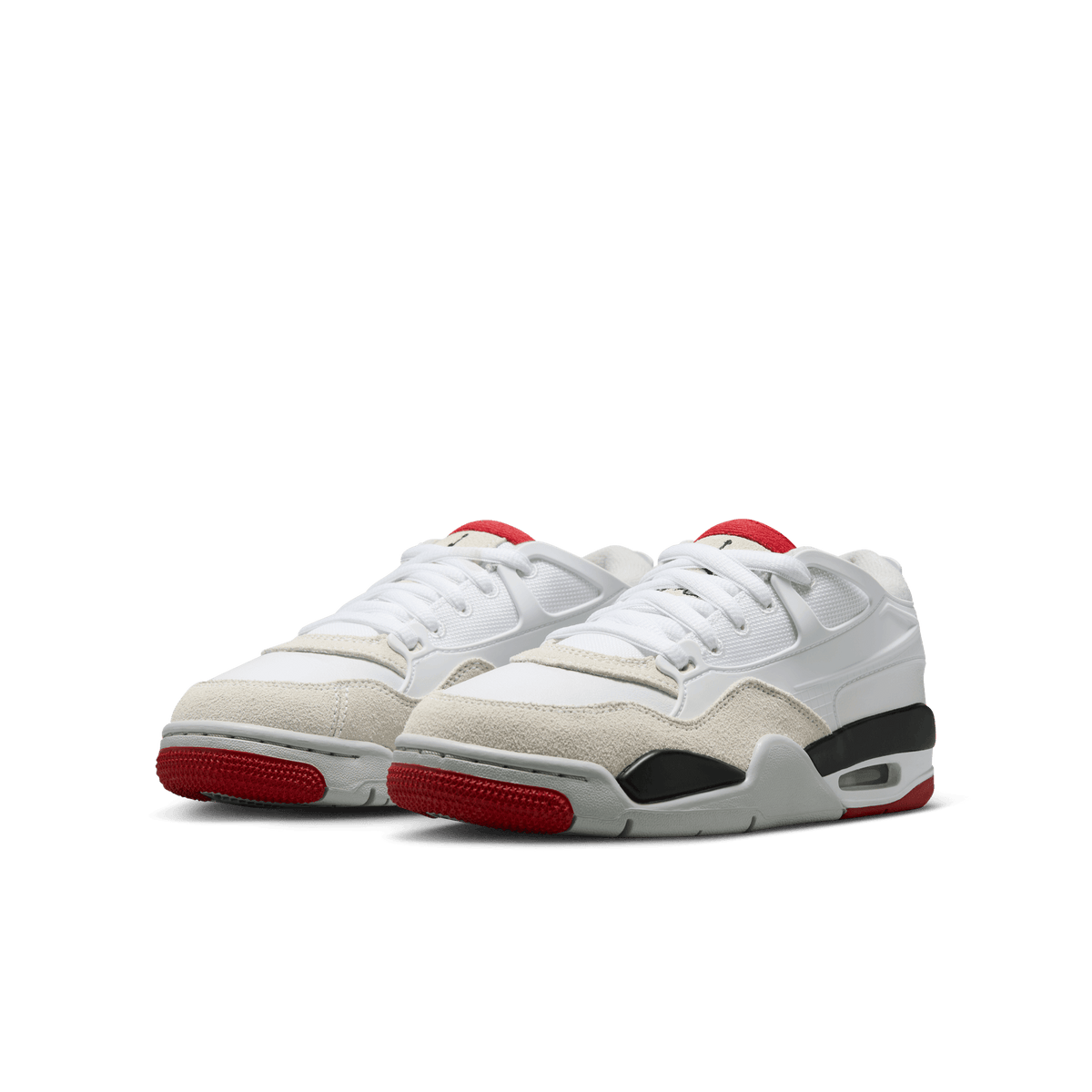 Big Kids' Air Jordan 4RM "White Fire Red"