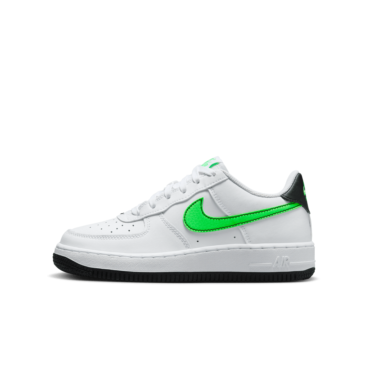 Big Kids' Nike Air Force 1 "White Green Strike"