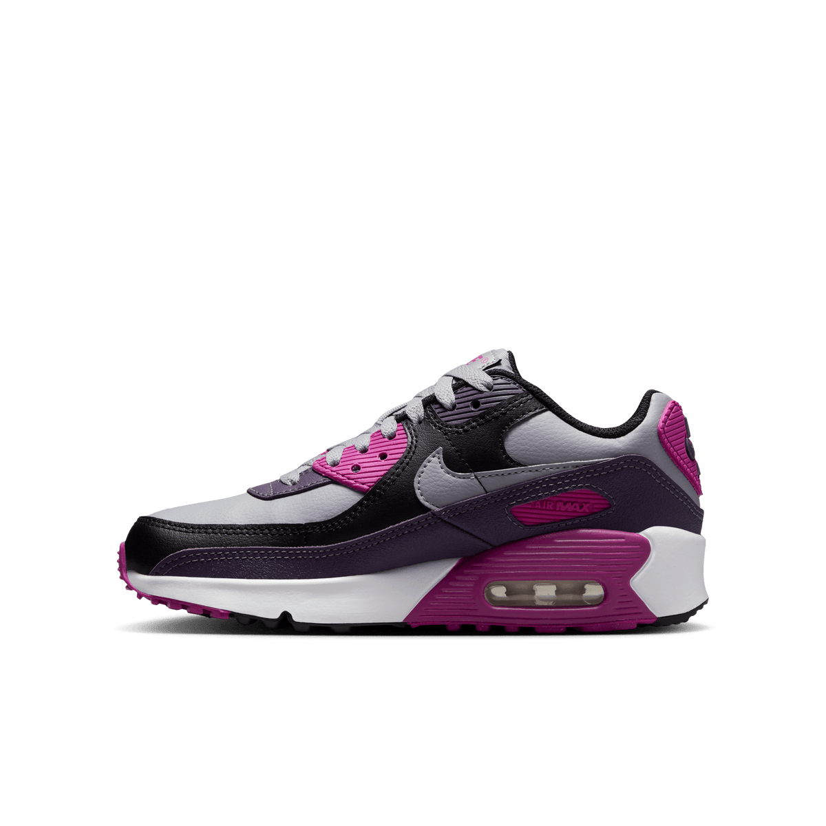 Big Kids' Nike Air Max 90 "Cement Grey Dark Raisin"