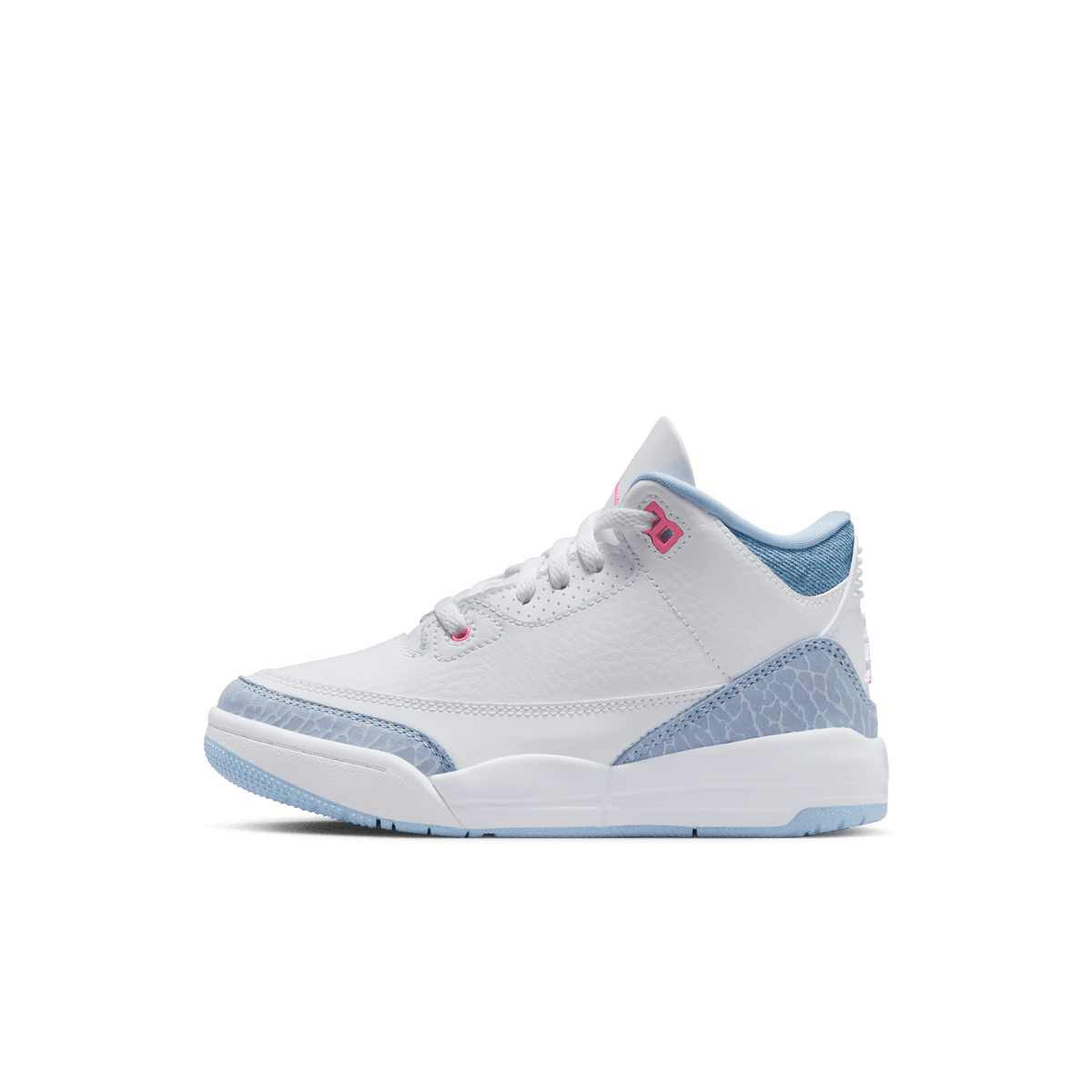 Little Kids' Jordan 3 Retro Shoes (PS) "White Cobalt Bliss"