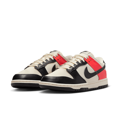 Women's Nike Dunk Low SE " Black Toe Bright Crimson"