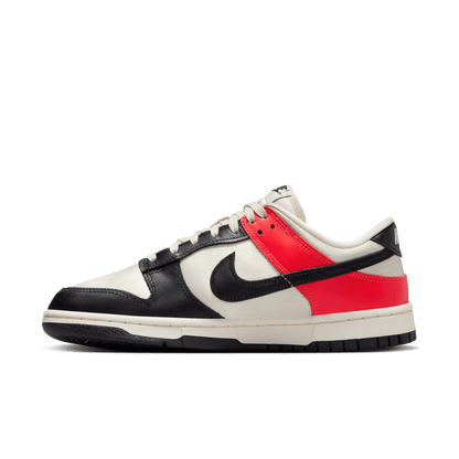 Women's Nike Dunk Low SE " Black Toe Bright Crimson"