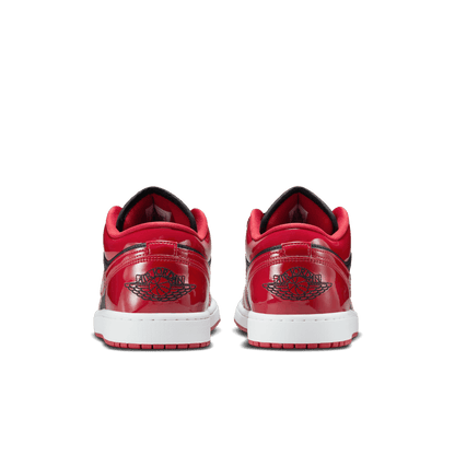 Men's Air Jordan 1 Low SE Shoes "Patent Varsity Red Black"