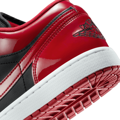 Men's Air Jordan 1 Low SE Shoes "Patent Varsity Red Black"