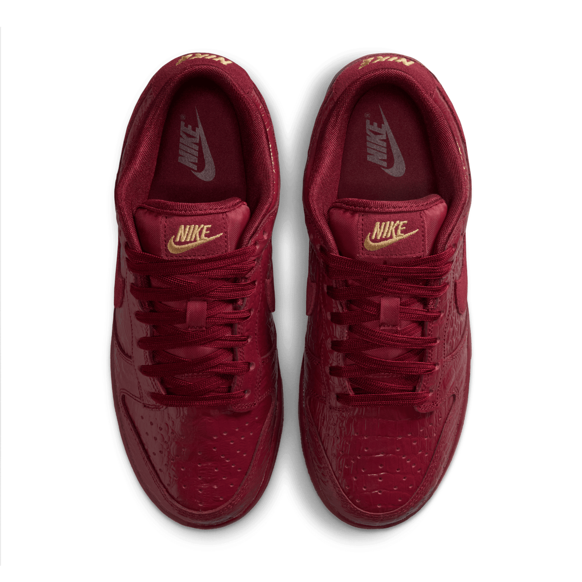 Women's Nike Dunk Low "Team Red Croc"