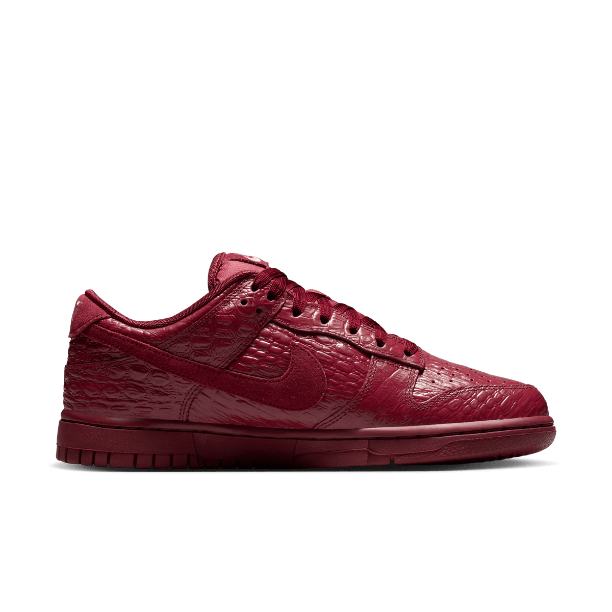 Women's Nike Dunk Low "Team Red Croc"