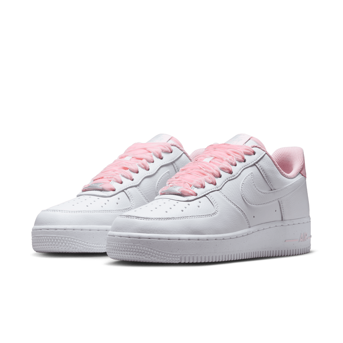 Women's Nike Air Force 1 '07 Vintage "Pink Foam Velvet Laces"