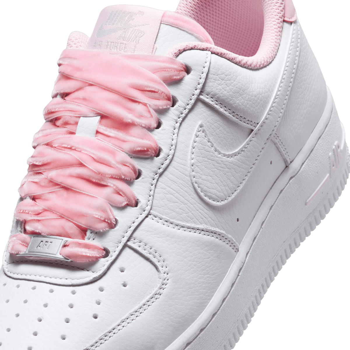 Women's Nike Air Force 1 '07 Vintage "Pink Foam Velvet Laces"