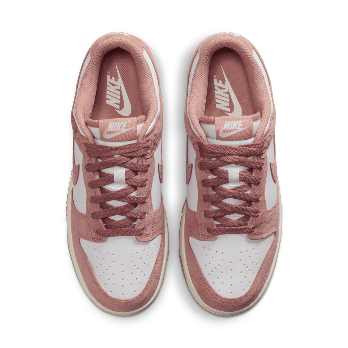 Women's Nike Dunk Low "Rose Whisper Mini Swoosh"