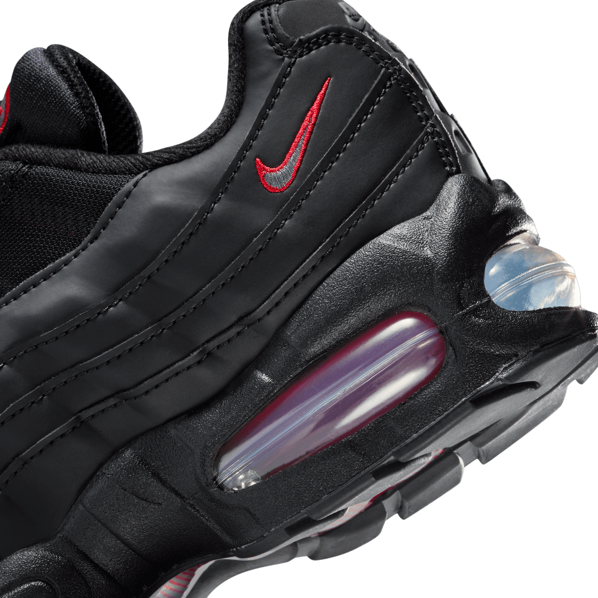 Big Kids' Nike Air Max 95 "Racing Pack - Black University Red"