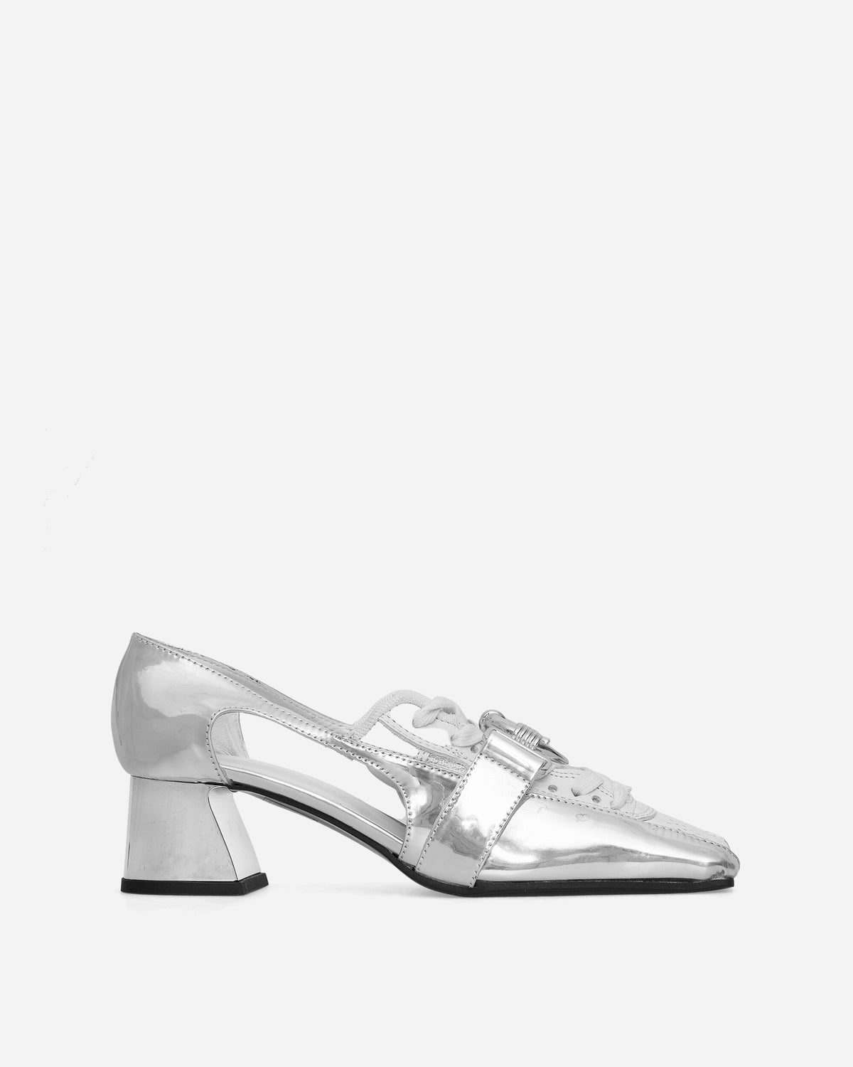 Olga Loafers White / Chrome