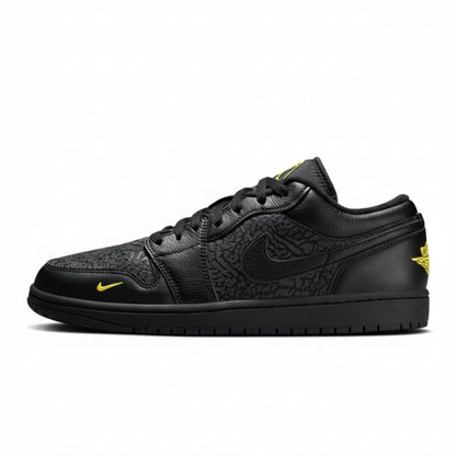 Men's Air Jordan 1 Low SE "Black Anthracite Tour Yellow"