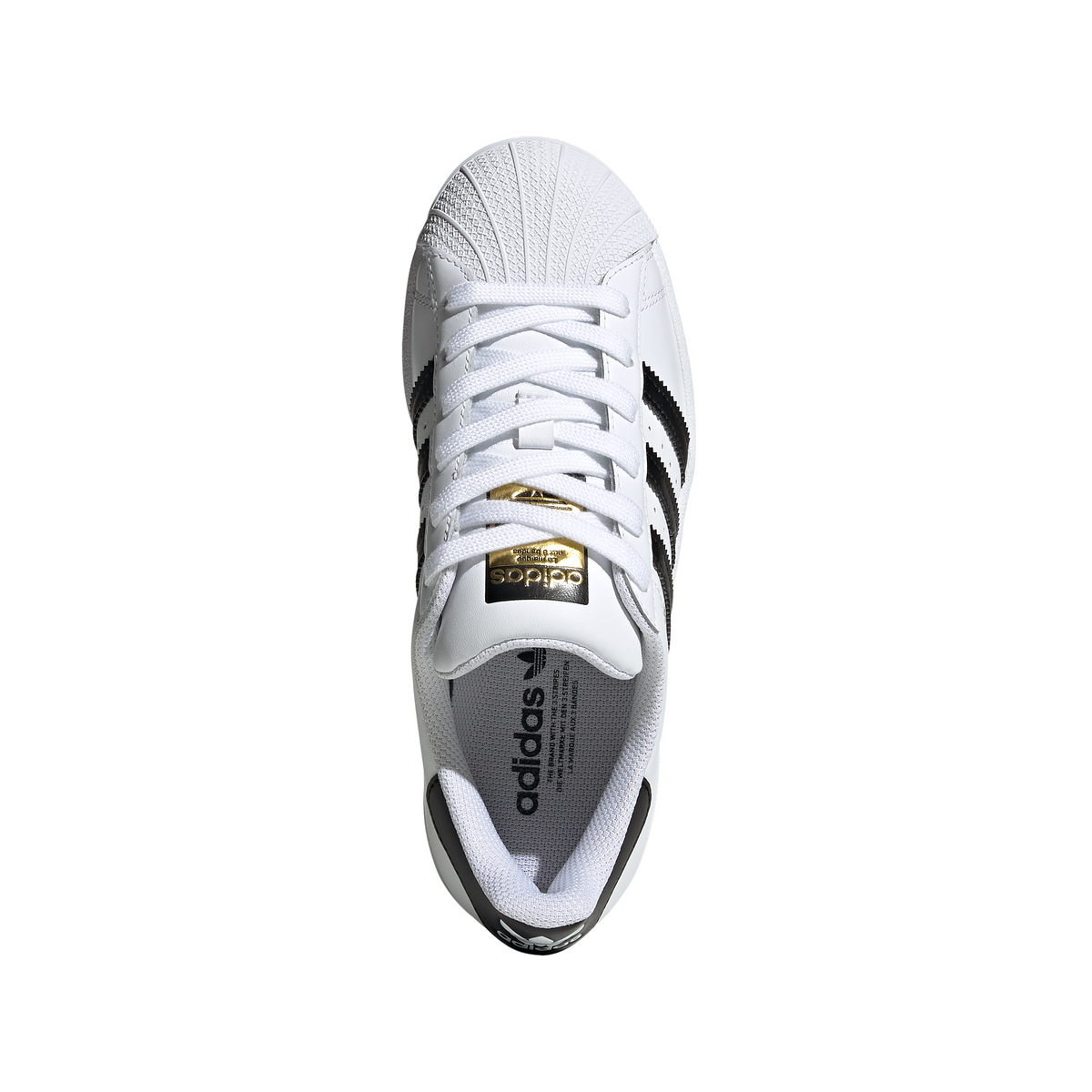 Big Kids' Adidas Superstar J "Cloud White Core Black"