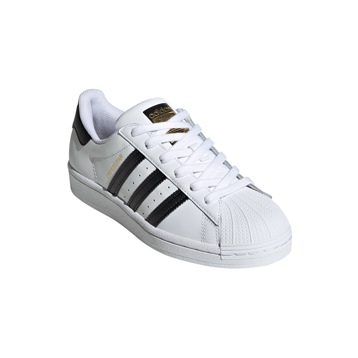 Big Kids' Adidas Superstar J "Cloud White Core Black"