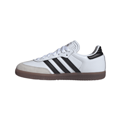 Big Kids' Adidas Samba Classic J "White Black Gum" (Unisex)