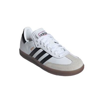 Big Kids' Adidas Samba Classic J "White Black Gum" (Unisex)